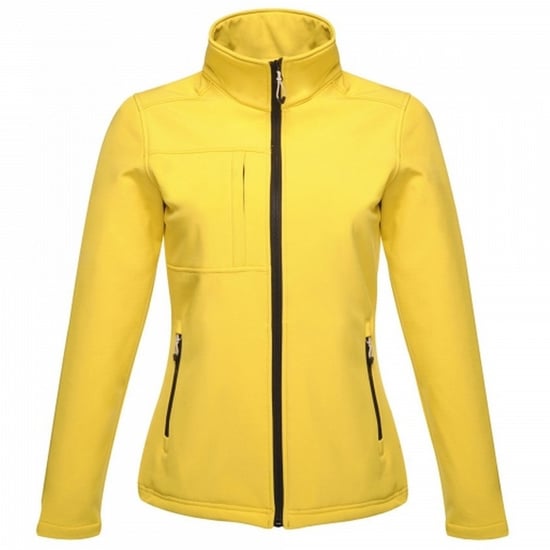 Regatta - "Octagon II" Softshelljacke für Damen (Hellgelb/Schwarz) - Image 1