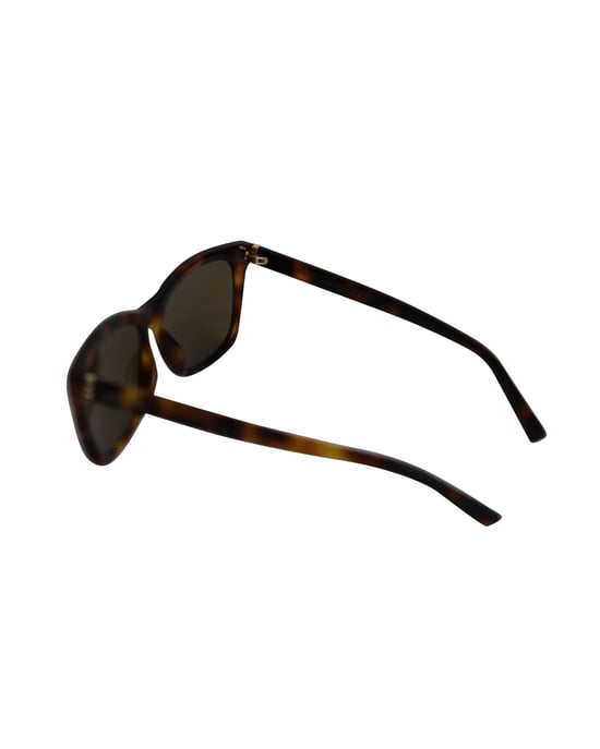 Gucci GG0449S Herren Rechteckige Schildpatt Sonnenbrille aus braunem Acetat - Image 3