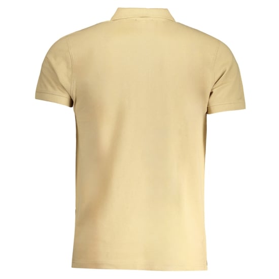 Cavalli Class Bold Logo Beige Polo Shirt