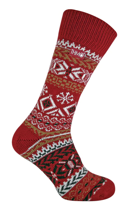 THMO - Herren Vintage Nordic Style dicke thermische Wollmischung Socken - Image 1