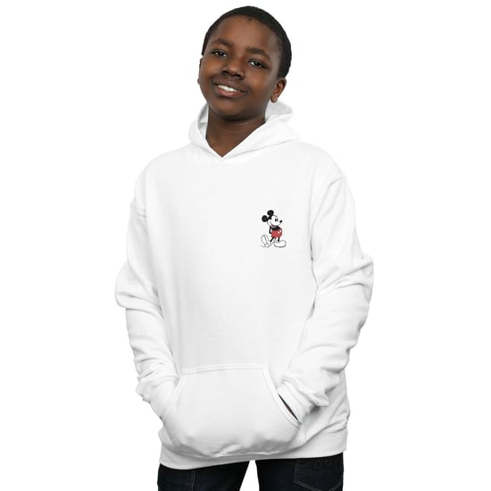 Disney Jungen Mickey Mouse Kickin Retro Chest Hoodie (Weiß) - Image 3