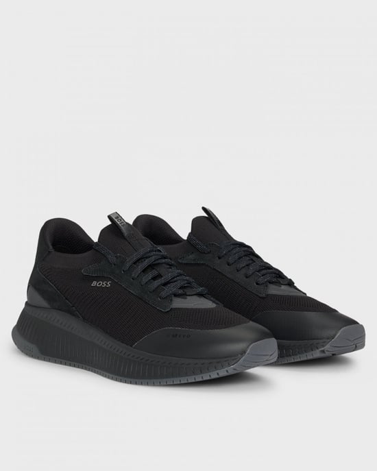Boss TTNM Evo Herren Schwarze Turnschuhe - Image 1