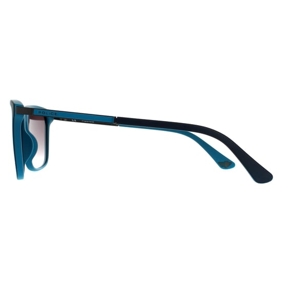 Police Square Unisex Blau Türkis Gradient Verspiegelte Sonnenbrille 90041091 - Image 3