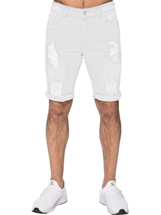Herren Ripped Skinny Shorts - Image 2