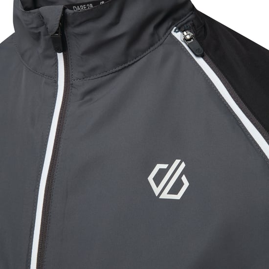 Dare 2B Mens Oxidate Windshell Jacket (Black/Ebony)