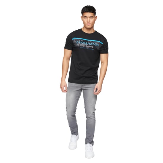 Crosshatch - "Buraca" Jeans für Herren (Graue Wäsche) - Image 4