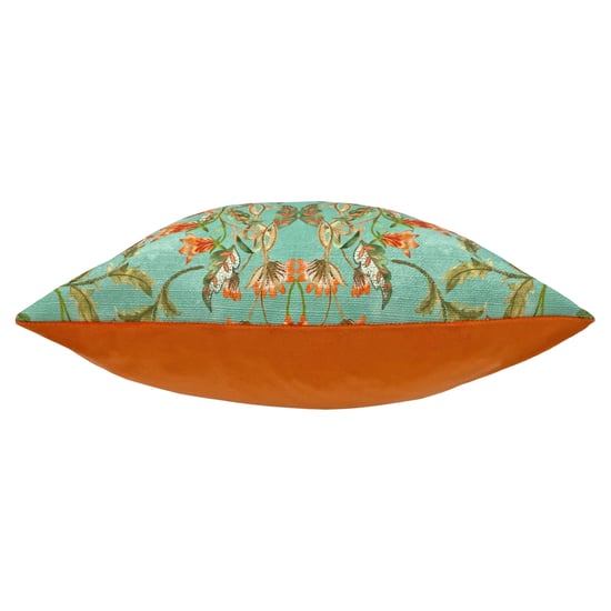 Evans Lichfield Heritage Bell Flowers Floral Piped Cushion Cover