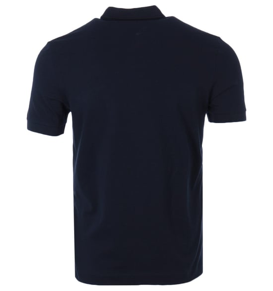 Lacoste Paris Stretch Cotton Pique Polo Shirt - Navy Blue