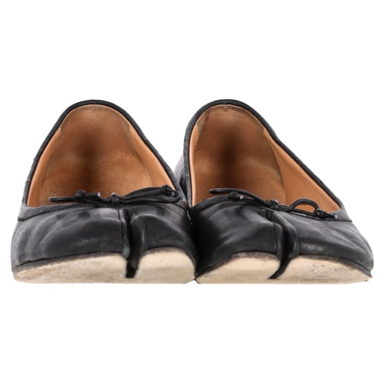 Maison Margiela Tabi 30 Ballerina-Pumps aus schwarzem Leder - Image 2