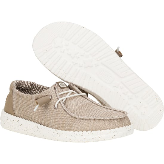HEYDUDE Wendy Stretch Mesh Polyester Damen Walnuss Loafers - Image 3