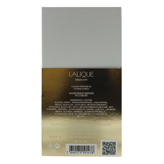 Lalique Les Compositions Parfumees Sweet Amber Eau de Parfum 100ml Spray - Image 4
