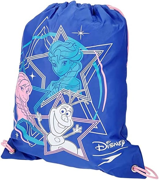 Speedo 12L bedruckte Disney Frozen Juniors Blau/Pink Schwimmtasche - Image 3