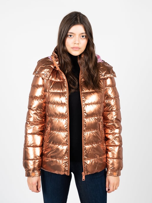 Guess Jacke Bomber-jacke Damen Gold - Image 3