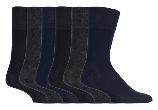 Sock Shop Gentle Grip - 6 Paar nicht elastische Bambus-Socken für Herren - SOMRM02 - Image 1