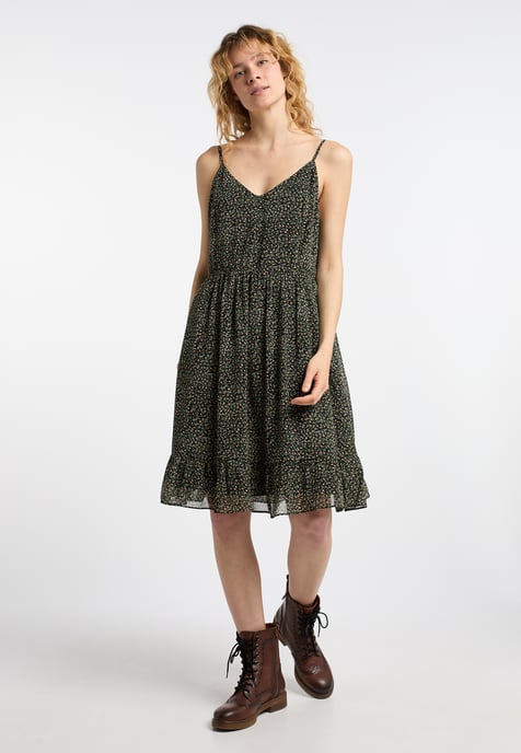 Dreimaster Kleid Damen Schwarz Mehrfarbig - Image 2