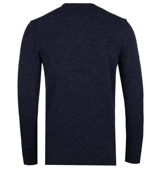Barbour Tisbury Rundhalsstrickpullover - Marineblau - Image 2