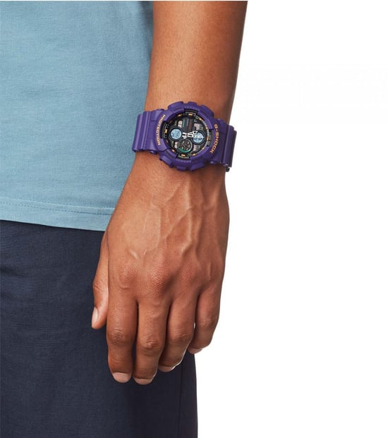 Casio G-Shock Herren Armbanduhr Lila GA-140-6AER - Image 5