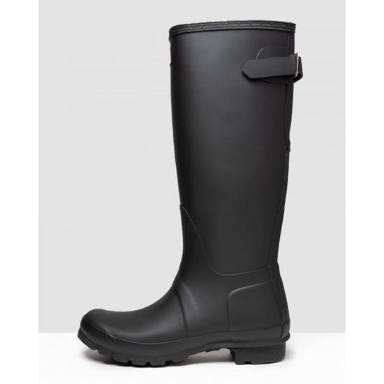 Hunter Original Tall Back Adjustable Gummistiefel Für Damen In Schwarz - Image 1