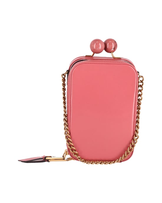 Marc Jacobs The Vanity Umhängetasche aus pinkfarbenem Leder - Image 2