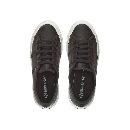 Superga Unisex Erwachsene 2750 Efglu Leder Turnschuhe (Bristol Schwarz/Avorio) - Image 4