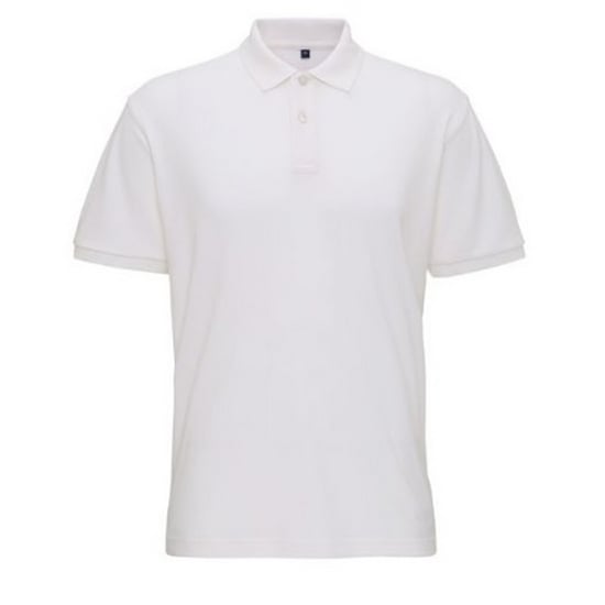 Asquith & Fox Mens Super Smooth Knit Polo Shirt (White)