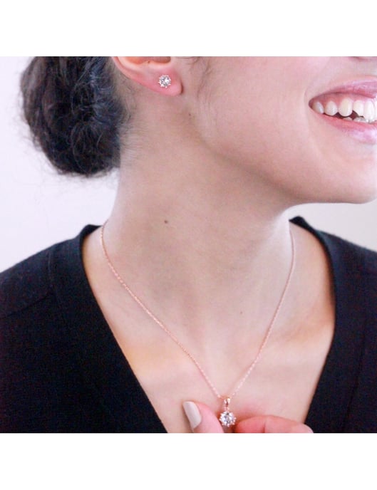 Lily Set - Rose Gold und Kristall - Image 2