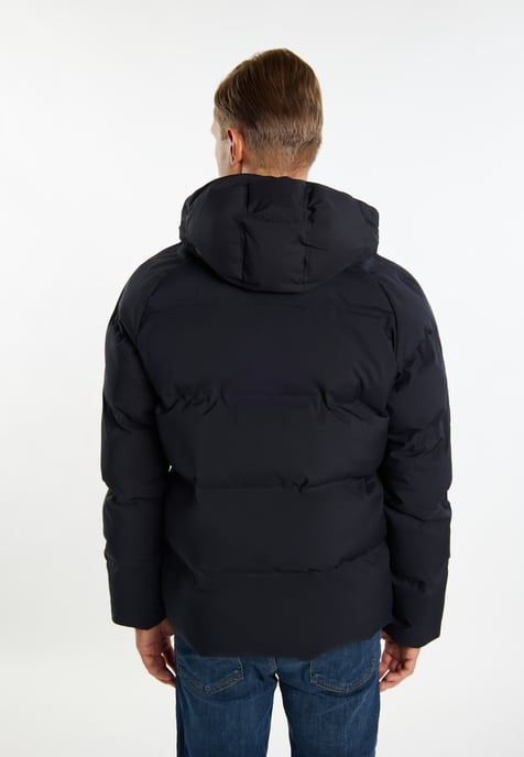 Dreimaster Winterjacke mit Wattierung Herren schwarz - Image 4