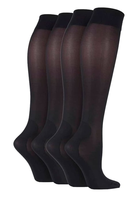2 Paar Damen-Kompressions-Kniestrümpfe mit 40 Denier - Image 1