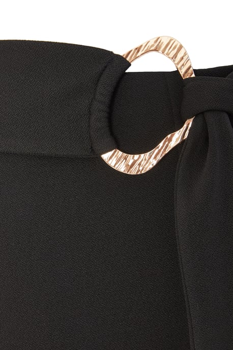Black Contrast Palazzo Jumpsuit