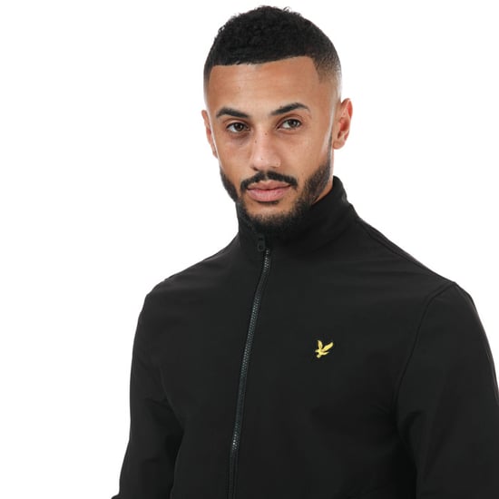 Veste Softshell col cheminée Lyle And Scott Pour Homme en Noir - Image 5