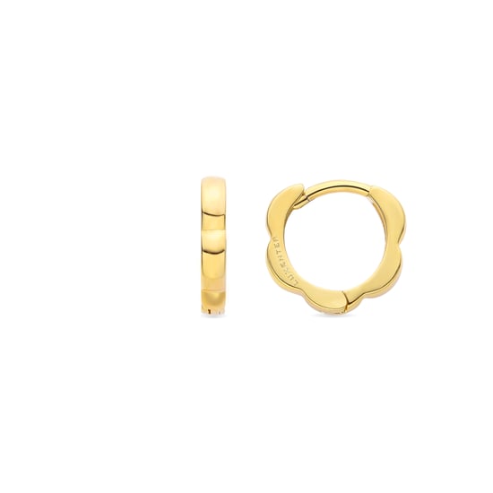 Luxenter Diwon-Ohrringe aus 18 Karat Gelbgold - Image 1