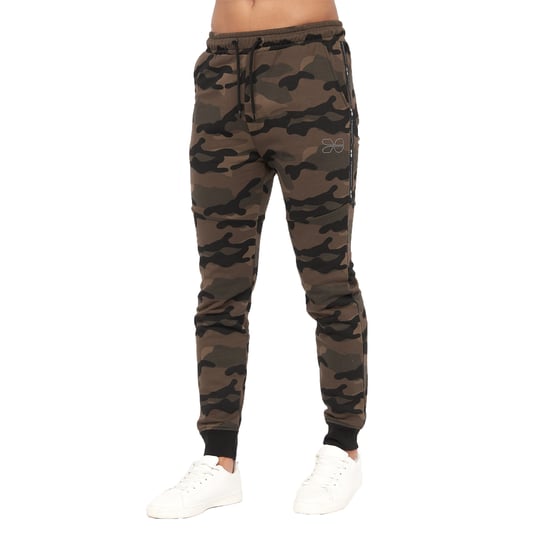 Crosshatch - "Merton" Jogginghosen für Herren (Wald) - Image 1