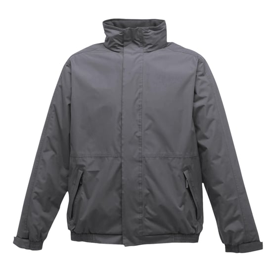 Regatta Dover Jacke, wasserfest, winddicht, Thermoschutz (Grau/Schwarz) - Image 1