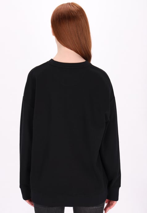 Dreimaster Sweatshirt Damen Schwarz - Image 4