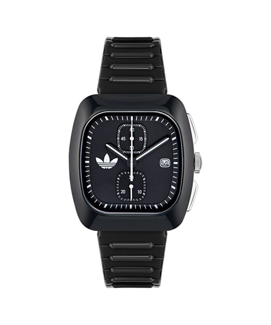Adidas Originals Retro Wave Two Chrono Unisex Schwarze Uhr AOSY24533 - Image 1