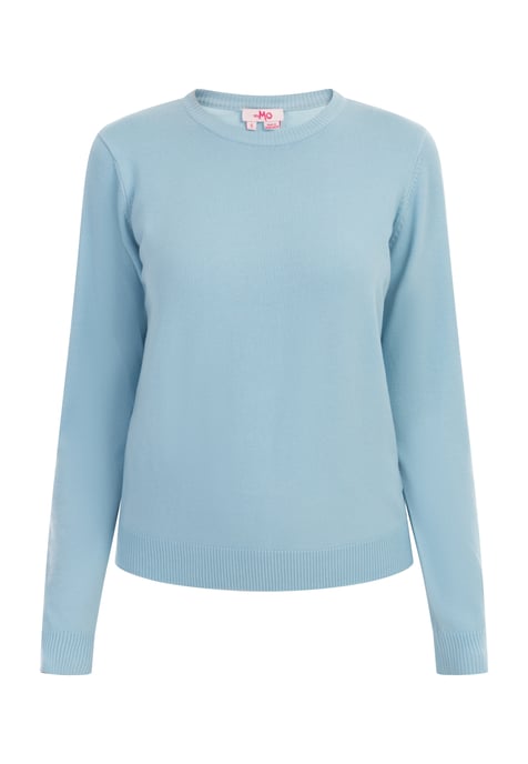 Mymo Strickpullover Damen hellblau - Image 1