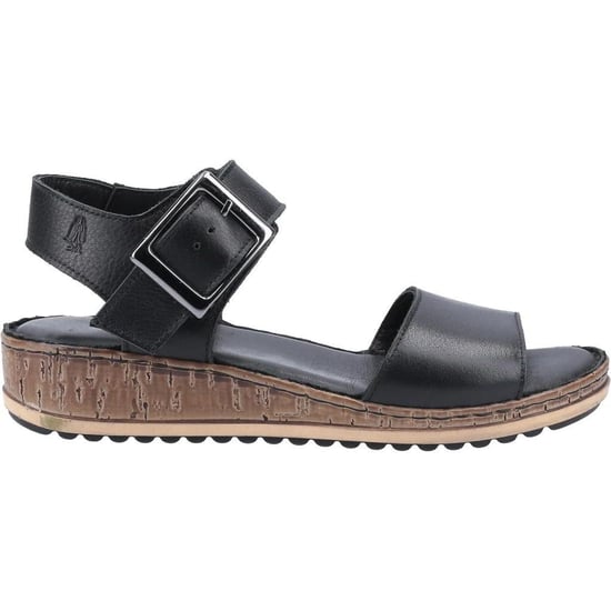 Hush Puppies Womens/Ladies Ellie Leather Sandals (Black)