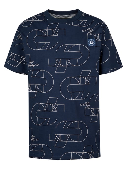 Petrol Industries - T-Shirt mit Allover-Muster Marlinview  Jungen -  Blau - Image 1