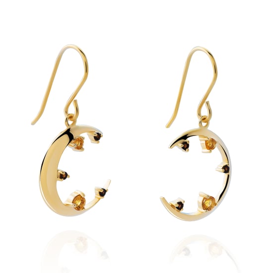 Orphelia 'Eline' Damen 925er Sterling Silber Tropfenohrringe - Gold ZO-7497/G - Image 1