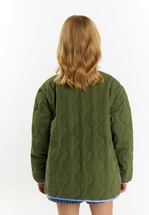 Dreimaster Steppjacke Mädchen Olive - Image 4