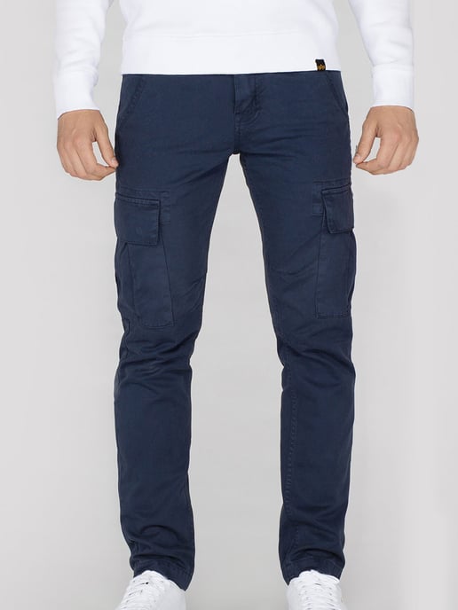 Alpha Industries Herren Agent Slim Cargo-Hose in Dunkelblau - Image 1