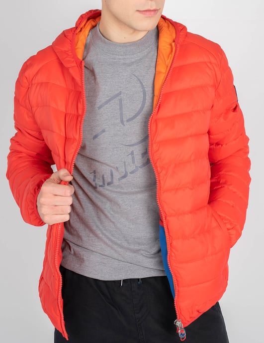 Invicta Jacke Down Jacket Herren orange - Image 3