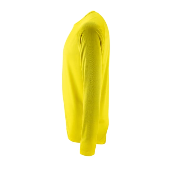 SOLS Mens Sporty Long Sleeve Performance T-Shirt (Neongelb) - Image 3