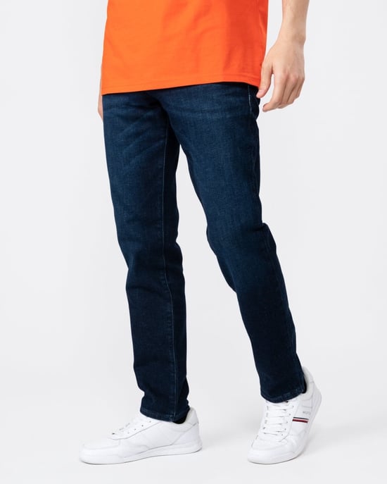 BOSS Orange Re.Maine Regular Fit Jeans aus dunkelblauem Comfort-Stretch-Denim - Image 4