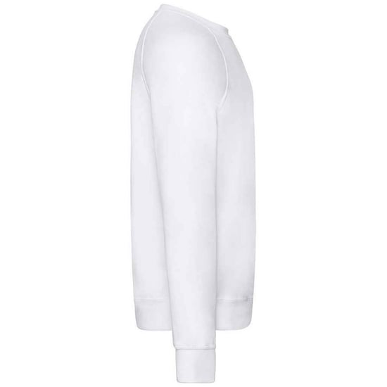 Fruit of the Loom - Sweatshirt für Herren/Damen Unisex Raglanärmel (Weiß) - Image 3