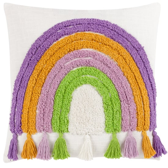 Heya Home Regenbogenquasten Gepolsterter Kissenbezug - Image 1