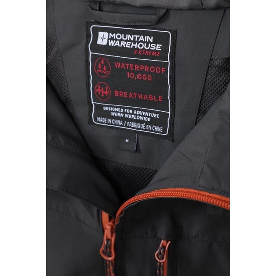 Mountain Warehouse Herren Brisk Extreme Wasserdichte Jacke (Dunkelgrau) - Image 5