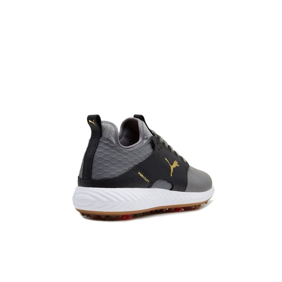 PUMA Ignite Power Adapt Cage Crafted Grey Smooth Leather Mens Trainers 193825 06
