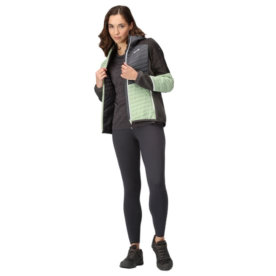 Regatta - "Trutton II" Kapuzenjacke für Damen (Ruhig Grün/Mittelgrau) - Image 4