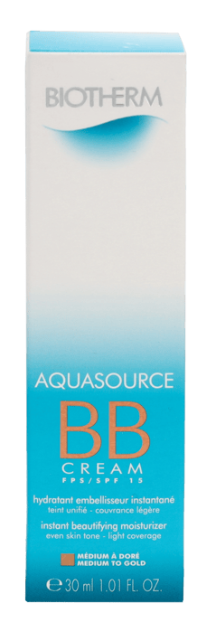 Biotherm Aquasource Bb Cream SPF15 30ml. - Image 2